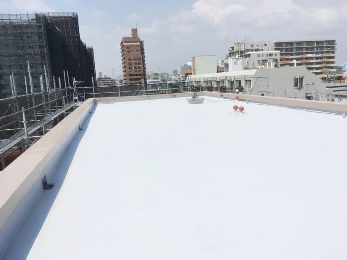 屋上防水改修工事(塩化ビニル樹脂系シート)