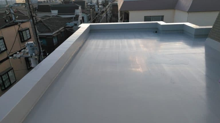屋上防水改修工事(防水ウレタン密着工法)